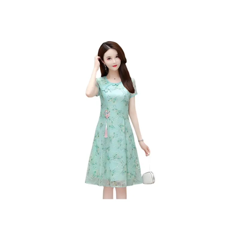 The Temptation Of The Muse Short Sleeved Dress Women's-5