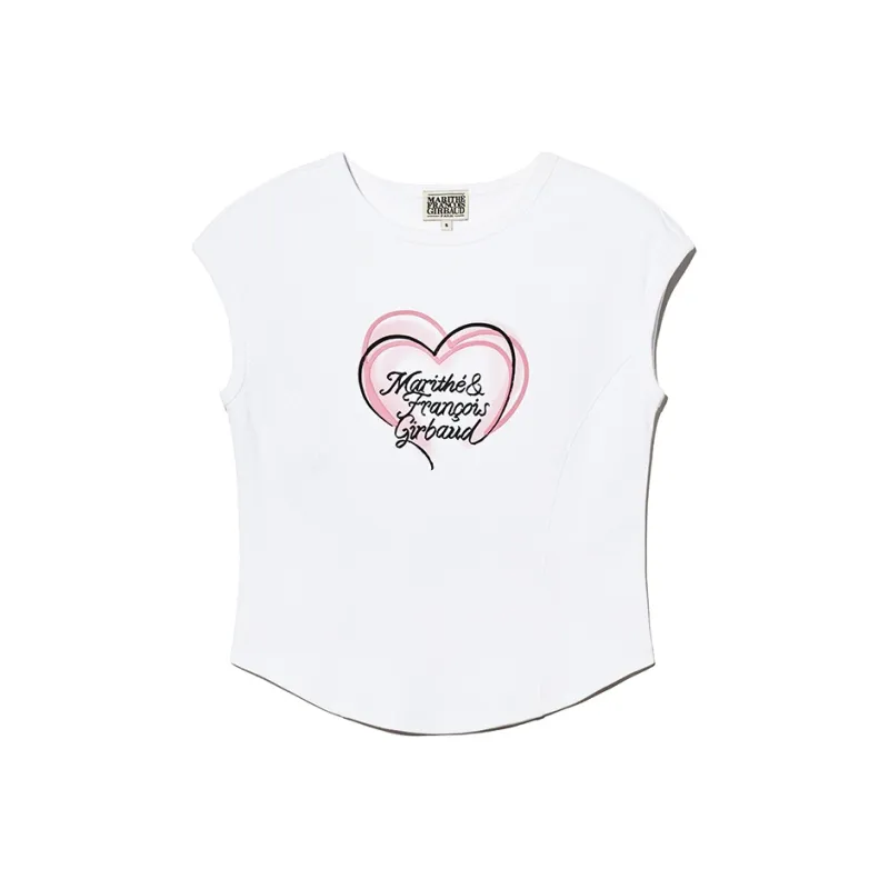 MARITHE FRANCOIS GIRBAUD Summer Women's Short Sleeved Shirts Short Sleeved T Shirts Women's-0