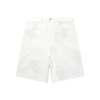 DRIES VAN NOTEN Denim Shorts Men's White
