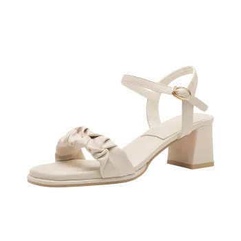 GOSO One Strap Sandals Women's Ecru
