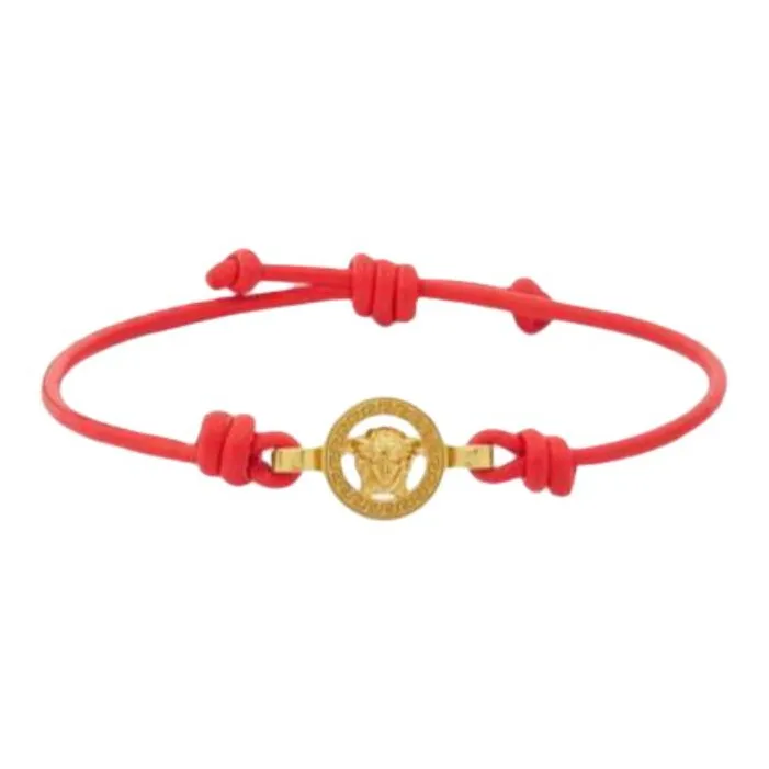 VERSACE Metal Bracelets Men's Red-0