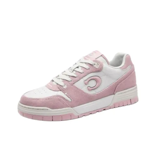 COACH Soho Low Top Skateboard Shoes Women's Pink