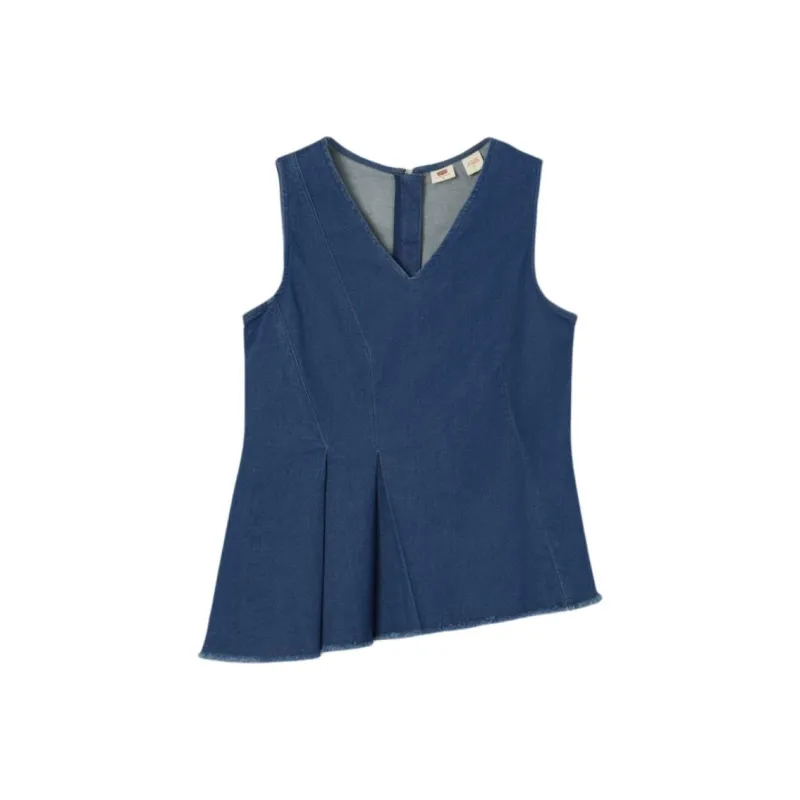 Levis Tank Tops Women's Blue-0
