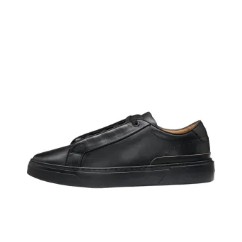 HUGO BOSS Gary Low Top Skateboard Shoes Men's Black