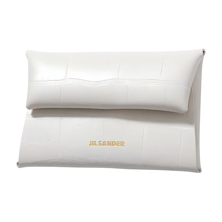 JIL SANDER Leather Coin Purse Mini Women's Chalk White-0