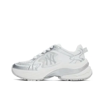 MLB Chunky Jogger Anti Slip Wear Resistant Low Top Casual Running Shoes Unisex White