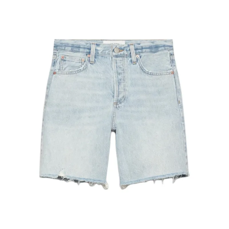 ARITZIA SS25 Denim Forum The '90s Vintage Hi rise Long Denim Short Denim Shorts Women's-0