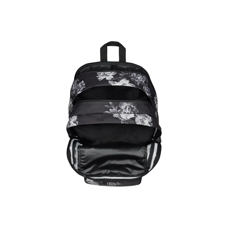 JanSport Polyester Backpack Women's Black & Gray White-6