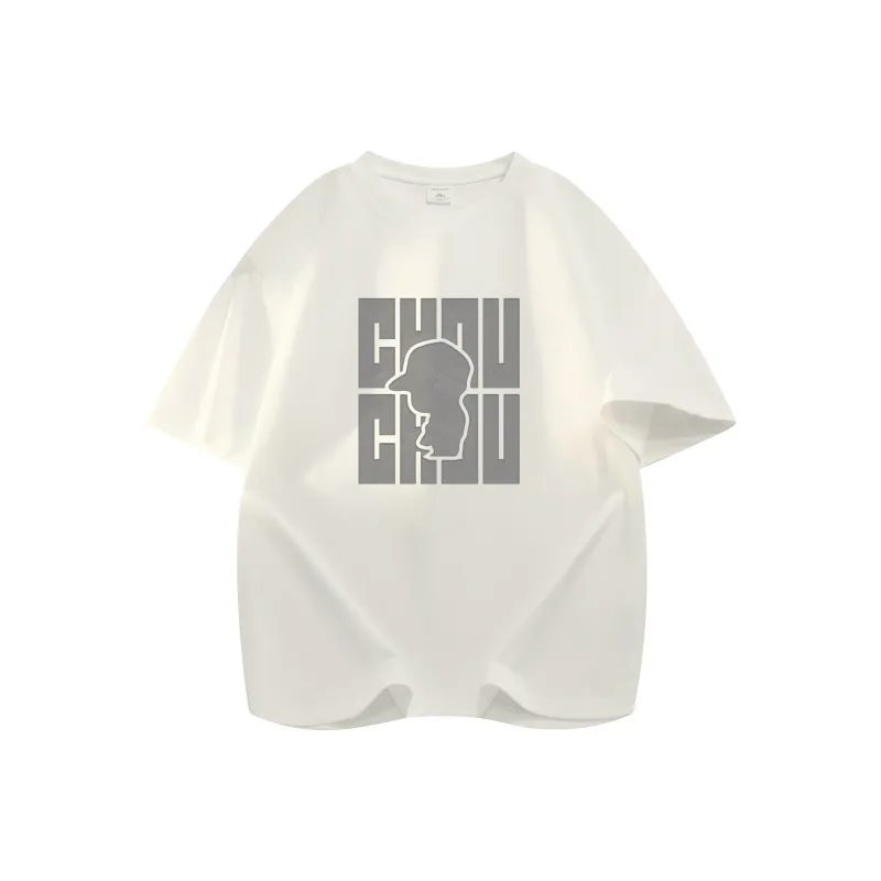 CHOUCHOUS Drop Shoulder Sleeve T Shirt Women's-16