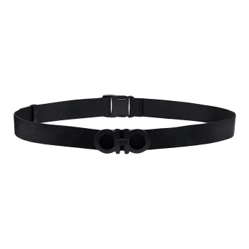 FERRAGAMO Calfskin Bag Straps Men's Black