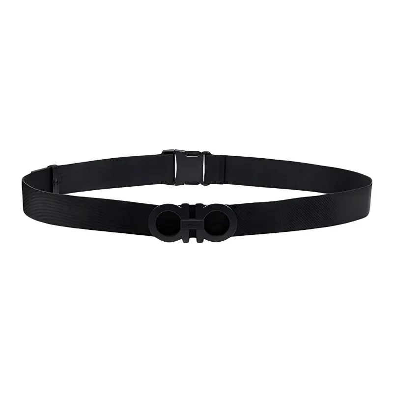 FERRAGAMO Calfskin Bag Straps Men's Black-0