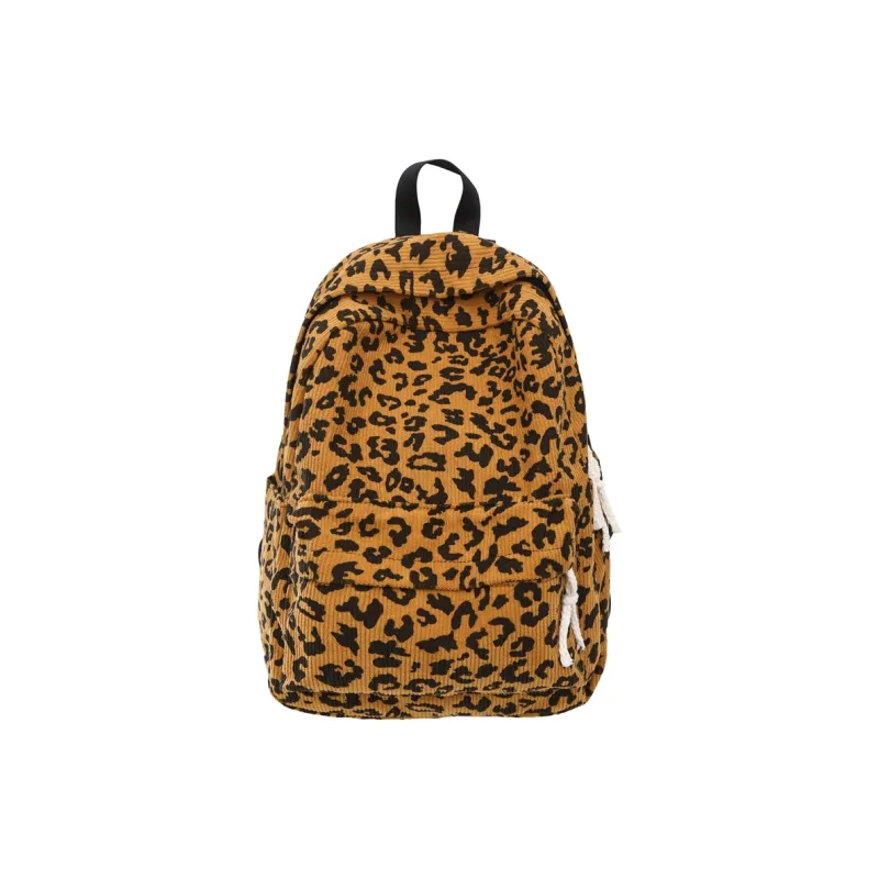 AIBAG Corduroy Backpack Unisex Ecru/Khaki/Coffee/Brown-15