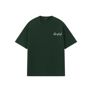 YK&YB T Shirts Unisex Dark Green