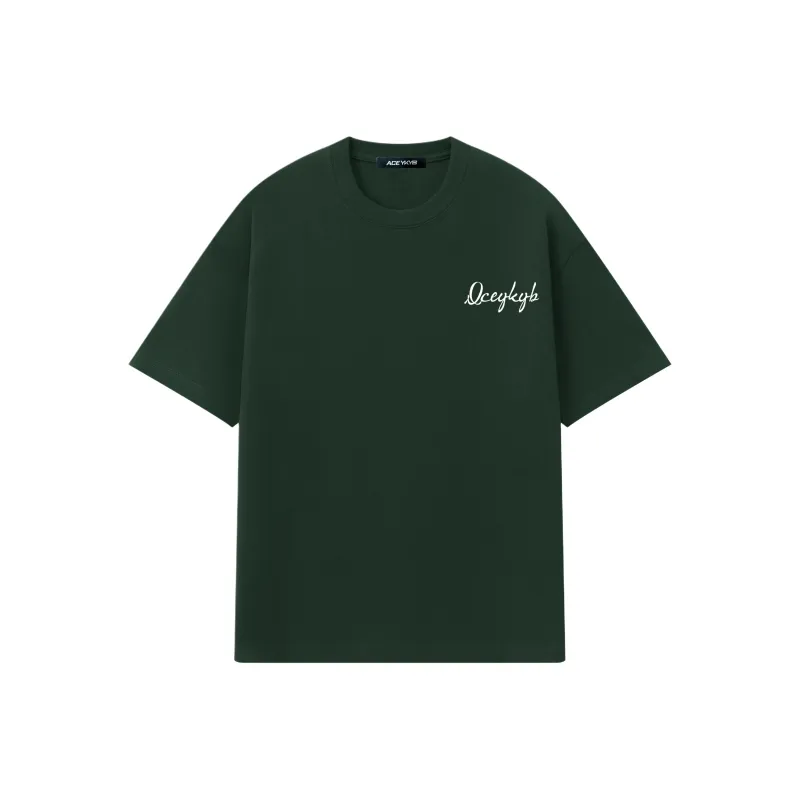 YK&YB T Shirts Unisex Dark Green-0
