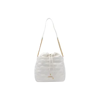 LIU·JO Polyurethane Bucket Bag, Shoulder Bag Women's White