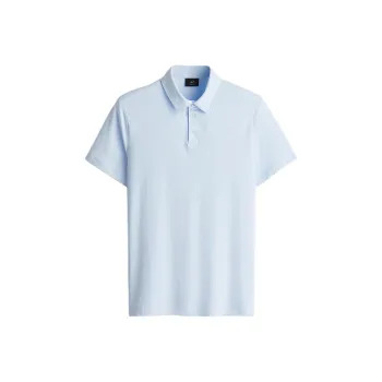 H&M Polo Shirts Men Light Blue