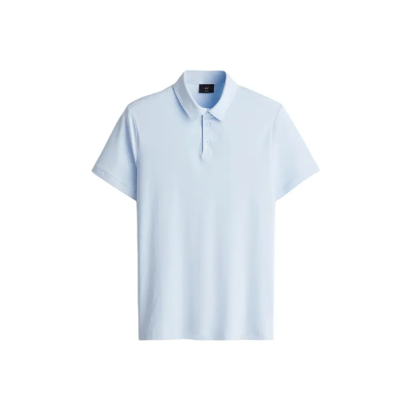 H&M Polo Shirts Men Light Blue-0