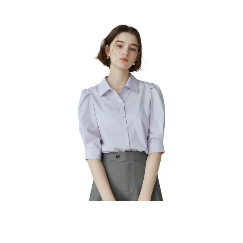 FANSILANEN Shirts Women's Ice Pink Purple-0