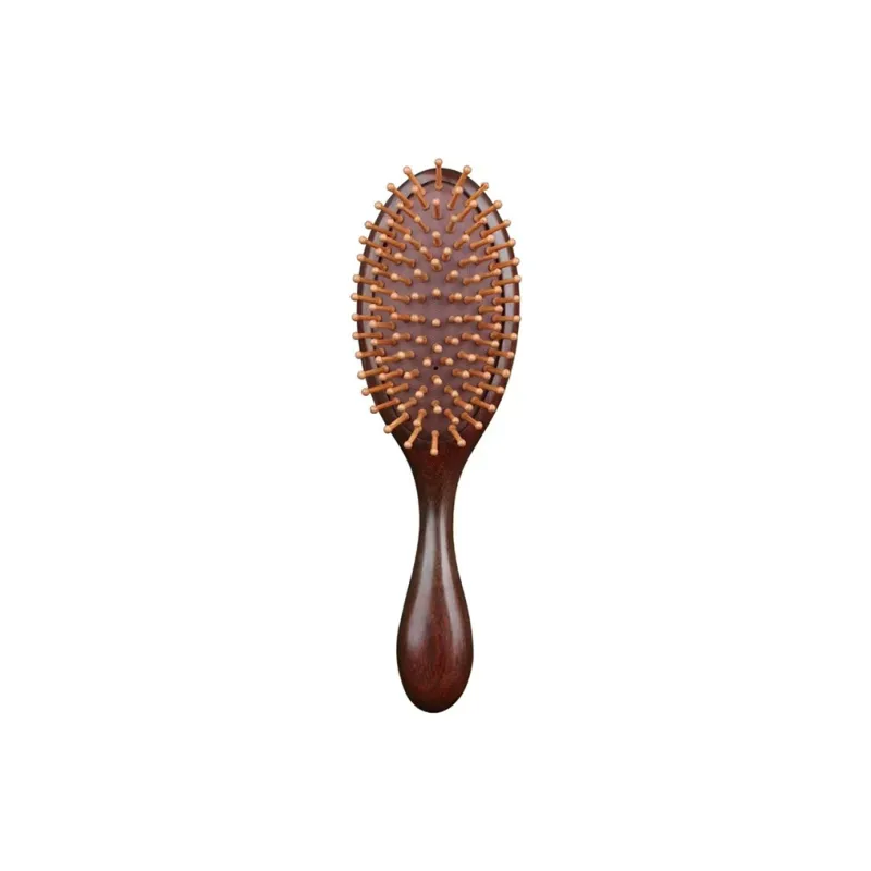 SHITIAN Head Therapy Comb Air Cushion Comb Natural Golden Sandalwood Massage Comb Head Meridian Massage-0