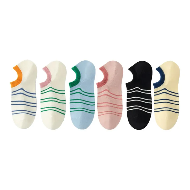 Gentle Welcome No Show Socks Women's 6 Pack-0