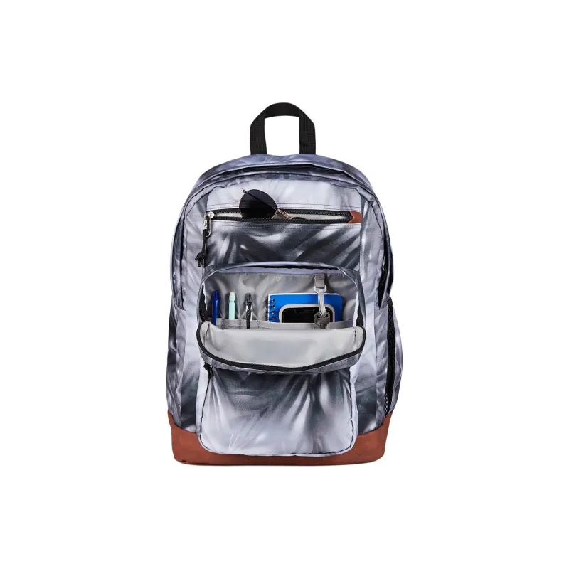 JanSport Recycled Polyester Backpack Men's White & Dark Gray-3