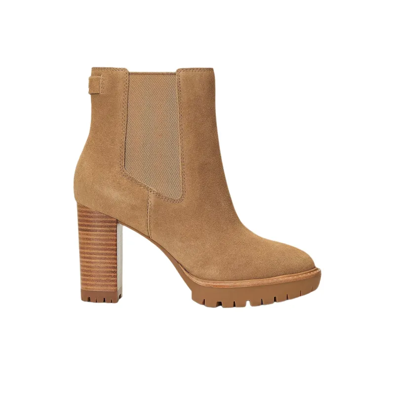 LAUREN RALPH LAUREN Layne Short Chelsea Boots 7.5cm Women's Camel-1