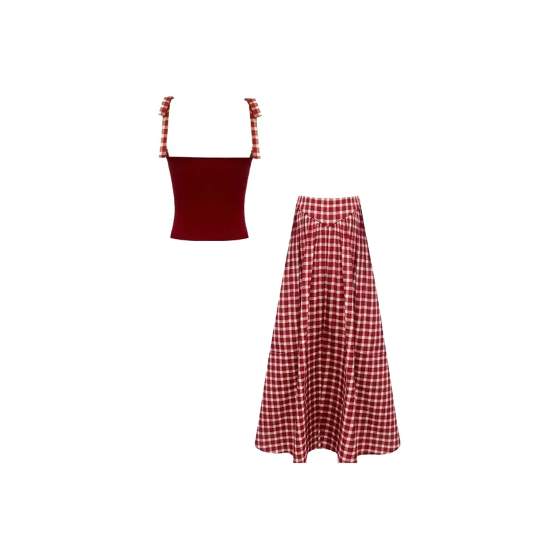 XIAOJUCHUANLI Skirt Set Women's-1
