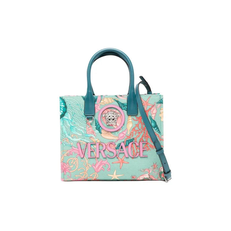 VERSACE Small Barocco La Medusa Tote Bag-0