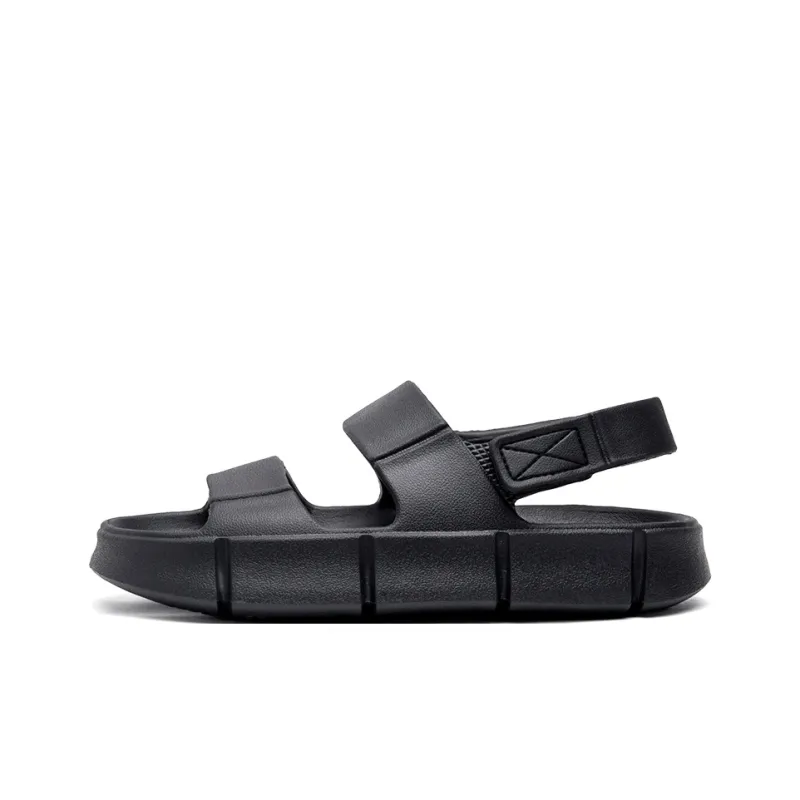 MIIOW Beach Sandals Unisex Black/Beige/Gray-0