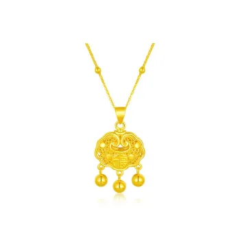 Imono Gold Plated Copper Necklaces Unisex