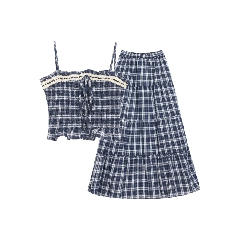 Rose Two Piece Skirt Sets Women's-1