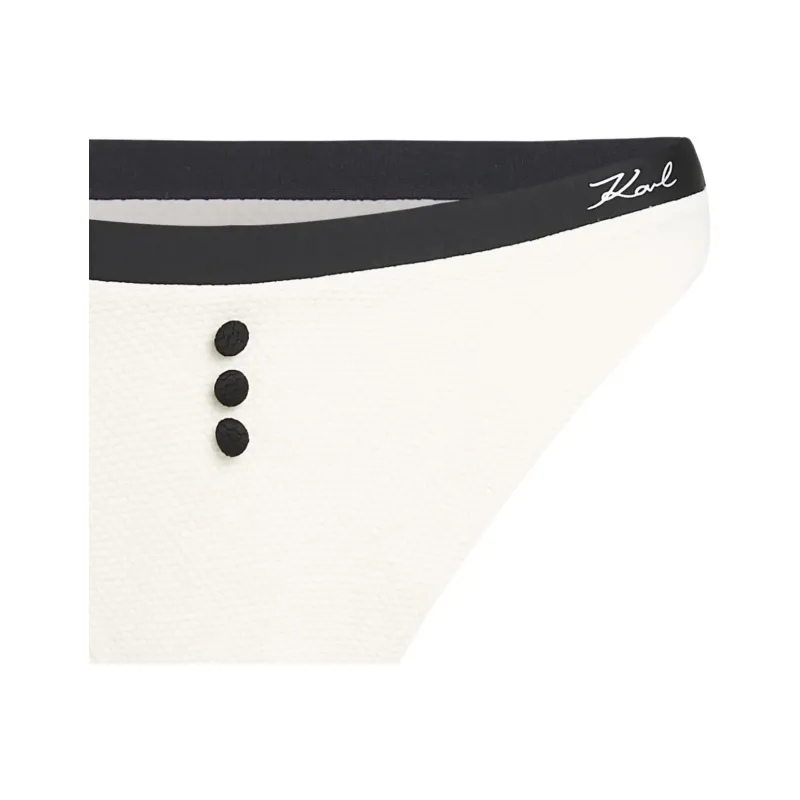 KARL LAGERFELD / Karl Lagerfeld Jeans Logo Bikini Bottoms-1