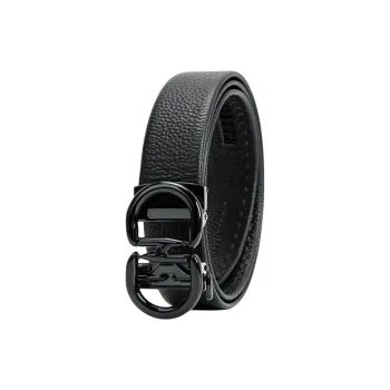 LESS IS MORE Top Grain Cow Leather Belts Men's Width 3.5CM