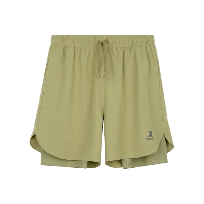 XTEP Casual Shorts Men's Mountain Rock Green-0