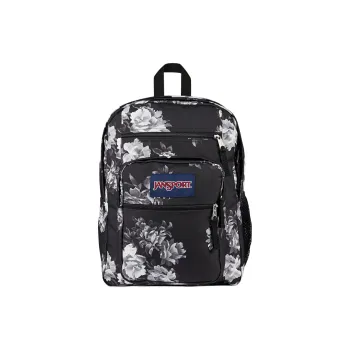JanSport Polyester Backpack Women's Black & Gray White
