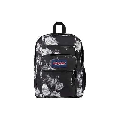 JanSport Polyester Backpack Women's Black & Gray White