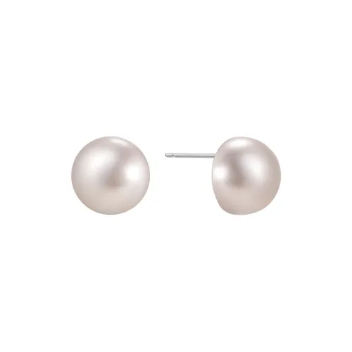 SHINE 925 Sterling Silver Stud Earrings Women's