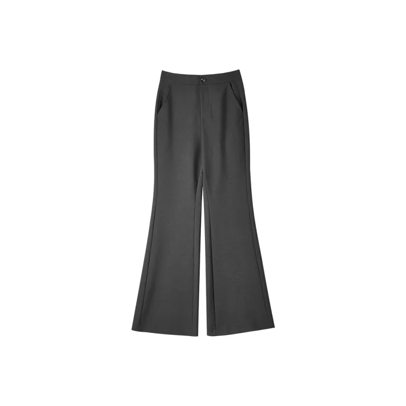 SENTUBILA Casual Pants Women's Dark Gray-0