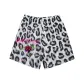 Black and White Leopard Print Thorny Rose