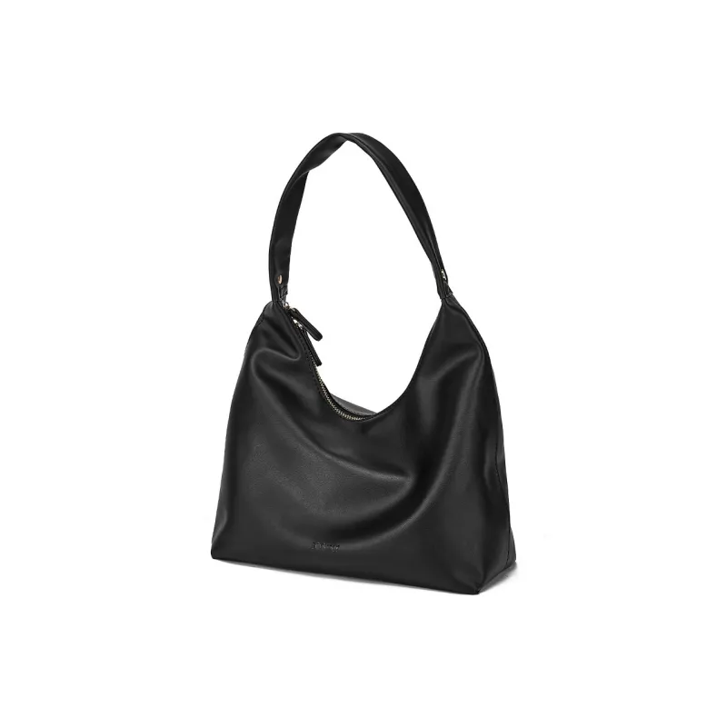 JOSINY Synthetic Leather Shoulder Bag Regular Women's Ivory White/Black-8