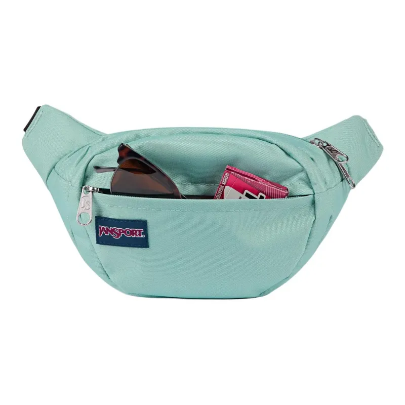 JanSport Polyester Crossbody Fanny Pack Unisex Green-1