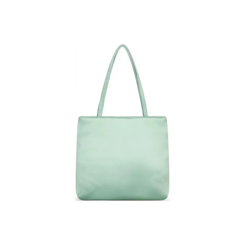Home Of Hai Silk Tote Bag Shopping Bag Handbag Women's Light Green-0