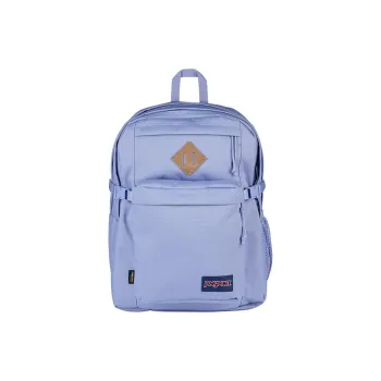 JanSport Suede Backpack Extra Large Unisex Lavender Gray
