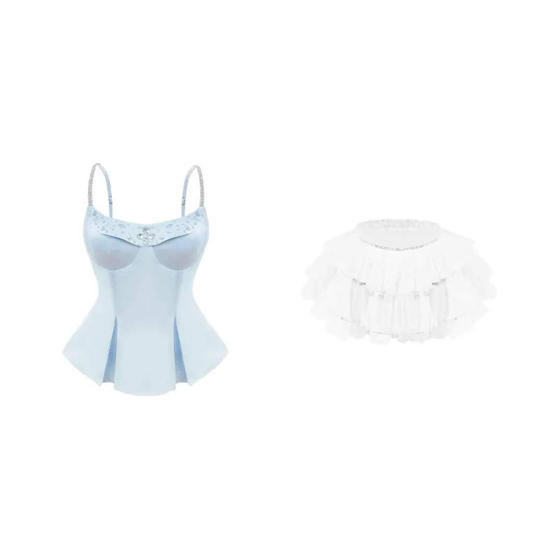 Udon House Two Piece Skirt Sets Women's-0