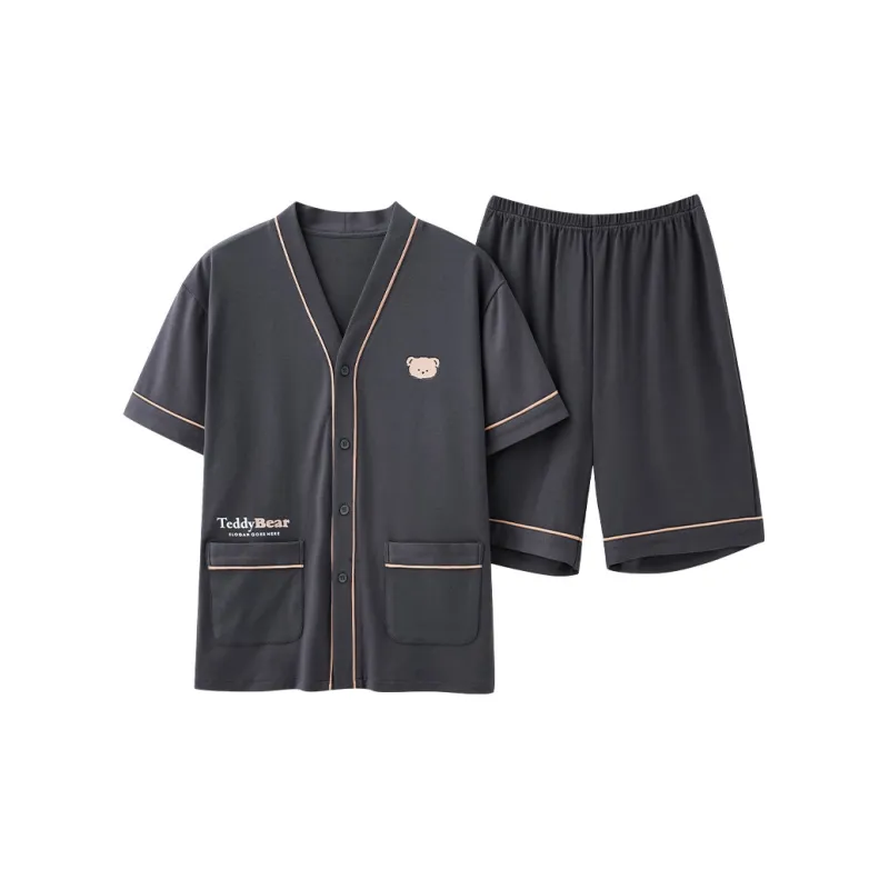 Gentle Welcome Pajama Set Men's Clothing Sets-4