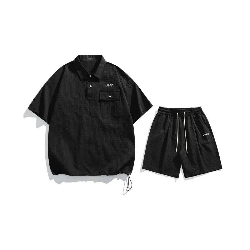 Jeep Casual Sportswear Unisex 2 Piece Set-10