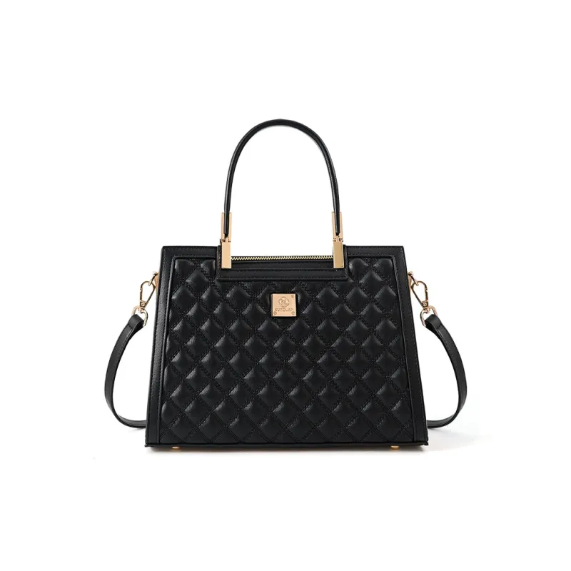Vigno Synthetic Leather Handbag Women's Red/Black-6