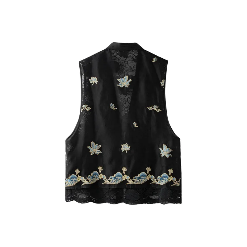To the west Vests Women's Koi Fish-1