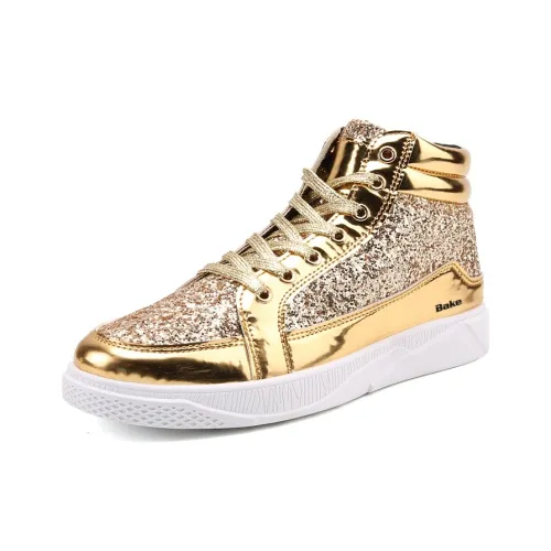 BAKE Slip Resistant Coverage High Top Skateboard Shoes Men's