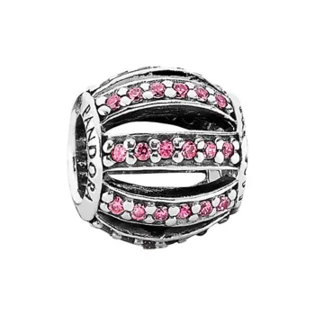 Pandora 925 Sterling Silver With Zircon Jewelry Accessories Women's Pink